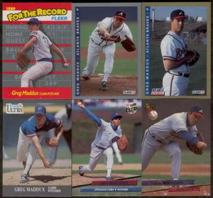 Greg Maddux 6 Fleer diferentes - Imagen 1 de 1