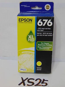 Cartuccia di inchiostro giallo ad alta resa originale Epson Pro 676XL T676xl420 oem 676 - Foto 1 di 4