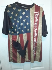 THE BEARDED BROTHERS BAND BBB FL TOUR T-SHIRT-XXL-US FLAG EAGLE PATRIOTIC-~XL! - Picture 1 of 6