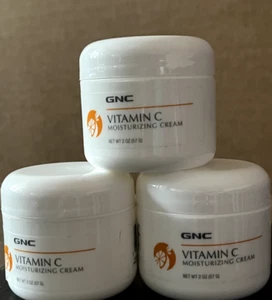 3X GNC Vitamin C Moisturizing Face Cream 2 Oz EXP 03/2025 New - Picture 1 of 2