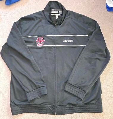 Chaqueta de pista grande Reebok emitida por el equipo de hockey Boston College Eagles 2006 Foto 1 de 4