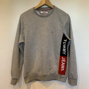 Tommy Jeans Sudadera Para Hombre Adulto Talla S Gris Tommy Jeans Deletrear Logo - Imagen 1 de 15