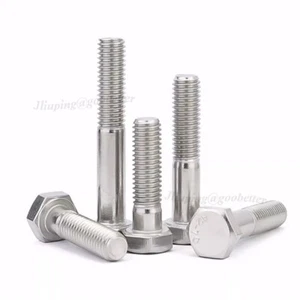 Tornillo de cabeza hexagonal roscado parcial M12 / 12 mm pernos hexagonales A2 304 acero inoxidable DIN931 - Imagen 1 de 8