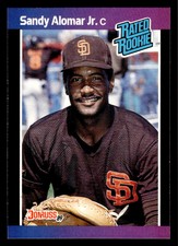 1989 Donruss  Sandy Alomar Jr. 28 Rookie San Diego Padres