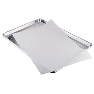Hojas de hornear papel pergamino blanco blanqueado revestimiento de sartén paquete de 12x16 250 - Imagen 1 de 2