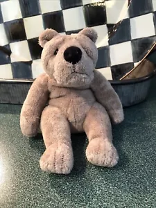 Vintage Plush Quarry Critters Bear Sitting Stuffed Animal Second Nature Design - Picture 1 of 6