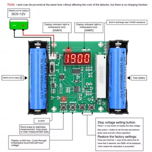Capacity Tester Module XH-M240 Tester Board for 18650 Lithium Battery Voltage - Picture 1 of 10