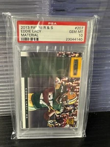 R&S Eddie Lacy #207 2013 material radiocontrol PSA 10 - Imagen 1 de 2