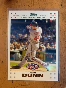 2007 Topps Opening Day Gold (#'d/2007) ~~ #145 Adam Dunn - Picture 1 of 1