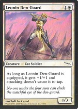 MTG - Mirrodin - Leonin Den-Guard - Foil - NM+