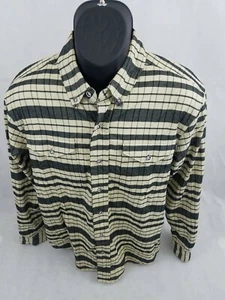 Nike Sb Mens Long Sleeve Buttondown Shirt Medium Plaid Checkered - Picture 1 of 6