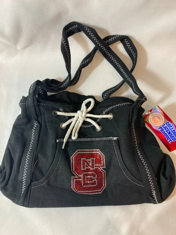 Ladies Embroidered Hoodie Purse Handbag - N.C. State Wolfpack - NCAA Cover