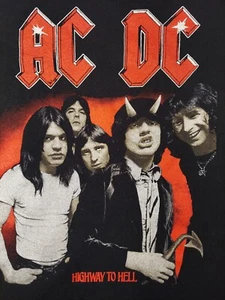 AC/DC High Way To Hell doppelseitiges Herren Medium T-Shirt - Bild 1 von 8