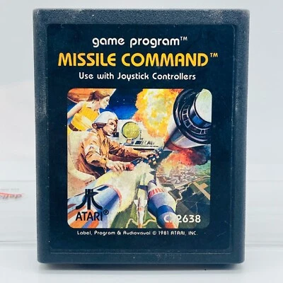 MISSILE COMMAND - Atari 2600 Game Cartridge - Image 1 of 2