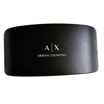 Armani Exchange A/X Sunglasses Black Hard Case Used Fold Over - Image 1 of 4
