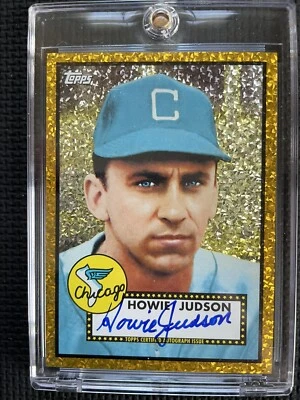 2011 TOPPS LINEAGE CANARY DIAMOND HOWIE JUDSON AUTOGRAPH 5/10 - Image 1 of 2
