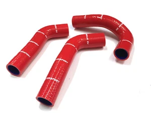 RED SILICONE TOP BOTTOM RADIATOR WATER HOSES MAZDA MX5 1.8 Y3506 - Picture 1 of 1