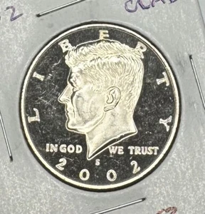 2002 San Francisco Mint Kennedy Half Dollar CLAD PROOF 50¢ Uncirculated CRH453 - Picture 1 of 4