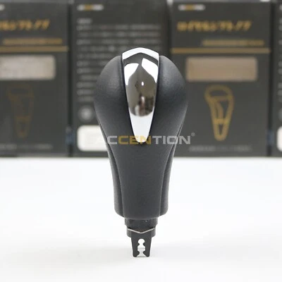 Black Leather Gear Shift Knob For Infiniti G37 G25 Foto 1 de 4