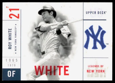 Roy White 2001 Upper Deck Legends of New York #117 NMT - Image 1 of 2