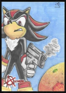 2025 Artists Assemble ANTIHERO SKETCH card - Shadow Sonic 3 by Logan Stecher - Picture 1 of 2
