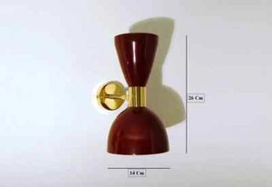 Pair of Italian Wall Light Lamp Modern Style Mid Century For Your Home - Picture 1 of 7