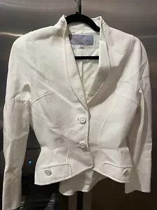 Thierry Mugler White Jacket Size 40 - Picture 1 of 5
