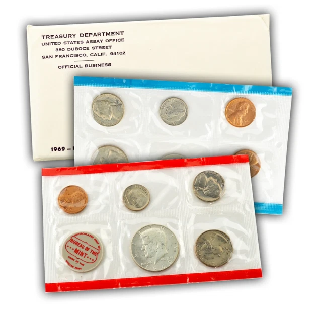 1969 United States Mint Set - 10 piece - OGP - Image 1 of 1