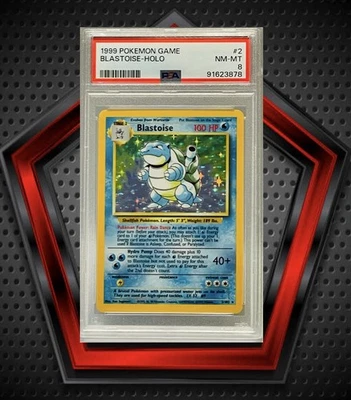 Blastoise *PSA 8* 1999 Pokemon Game Holo #2 NM-MT - Image 1 of 3