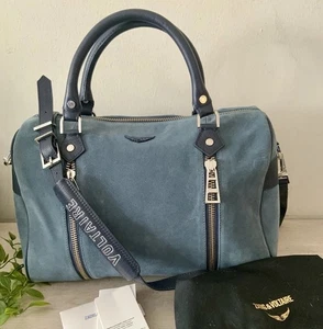 NEU MIT ETIKETT ZADIG & VOLTAIRE SUNNY MEDIUM WILDLEDER SCHULTERTASCHE/SCHULTERTASCHE ERWEITERBAR - Bild 1 von 16