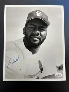 Lee Smith Cardinals Autographed 8x10 Photo With JSA COA - Picture 1 of 4