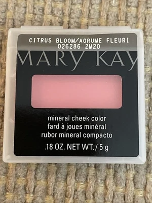 BRAND NEW Mary Kay Blush CITRUS BLOOM Mineral Cheek Color FULL SIZE .18 oz - Image 1 of 2