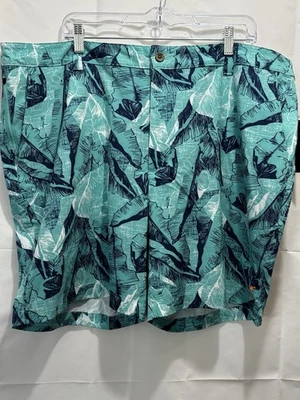 Nuevo con etiquetas Pantalones Cortos Bermudas Tropicales Turquesa Para Hombre Margaritaville Talla 42 Precio Etiqueta $35 Foto 1 de 4