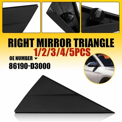 1-5X Guardabarros Lateral Derecha Pilar Borde Espejo Esquina Moldura Ajuste 16-21 Tucson Hyundai Foto 1 de 4