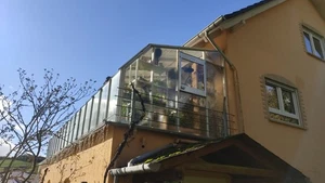 Kaltwintergarten Aluminium ca. 9,50m X 2,65 - Bild 1 von 3