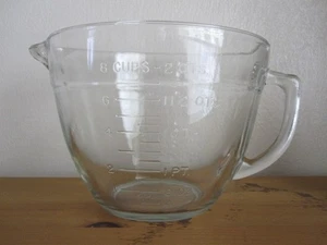 CUENCO DE MASA DE VIDRIO DE 2 CUARTOS DE GALÓN ANCHOR HOCKING - Imagen 1 de 5