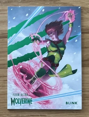 2022 Fleer Ultra Wolverine Green Variant BLINK #66 Mint Card! - Image 1 of 2