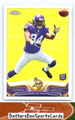 2013 Topps Chrome #19 Cordarrelle Patterson Refractors - Image 1 of 2