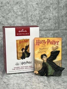 Hallmark Keepsake Ornament 2024 Harry Potter and the Deathly Hallows Book - NEW - Picture 1 of 9