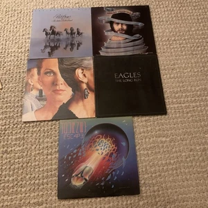 Eagles Journey Escape Styx Bob Seger Alan Parsons LOT Record Vinyl VG+/VG+ Inner - Picture 1 of 24
