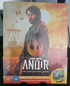 🎬Andor: Season 1 Steelbook Collectors Edition [12] 4K,New&Sealed,Freepost📬 - Picture 1 of 4