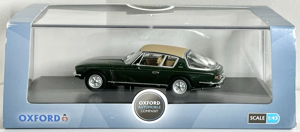 Oxford 1:43 - Jensen Interceptor MkIII (Oakland Green) - JI008 RARE - Image 1 of 4
