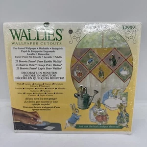 PACK DE 25 recortes de papel tapiz Wallies personajes de Beatrix Potter Peter Rabbit #12909 - Imagen 1 de 6
