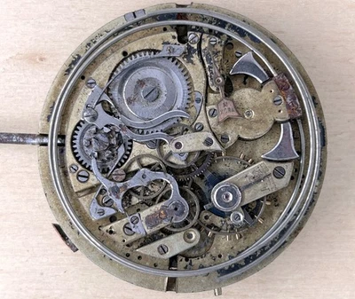 1890's LeCoultre ?  High Grade Quarter Repeater Pocket Watch Movement Lot 1101 - Image 1 of 4