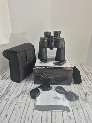 Nikon Aculon Binoculars A211 10x50 8248 W/Case & Manual - Image 1 of 4