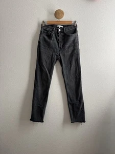 Pantalones de mezclilla ajustados de tiro alto re/hechos talla 27 - Imagen 1 de 8