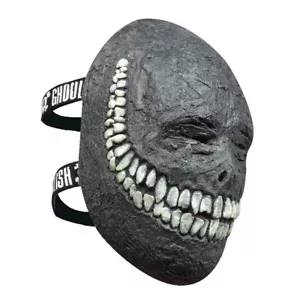 Ghoulish Productions Creepy Grinning Latex Face Mask Horror Halloween Cosplay - Picture 1 of 6