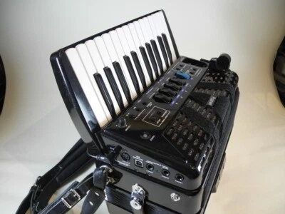 ECPS MOD Roland V-Akkordeon FR1x Power-Extension inkl. 8x Eneloop-Akku + Ladegerät