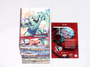 2015 Upper Deck Marvel 3D Complete 72 PARALLEL LENTICULAR Card Set Spider-Man - Picture 1 of 12