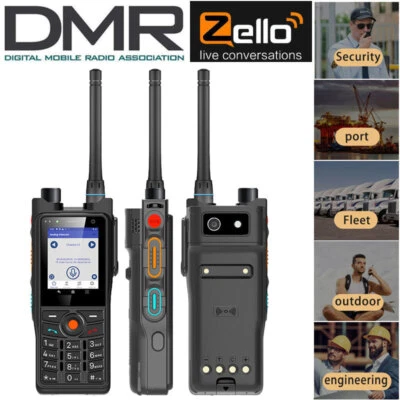DMR UHF 4G Rugged Smartphone Analog Walkie Talkie Digital Radio Mobile UNIWA P6 - Image 1 of 4